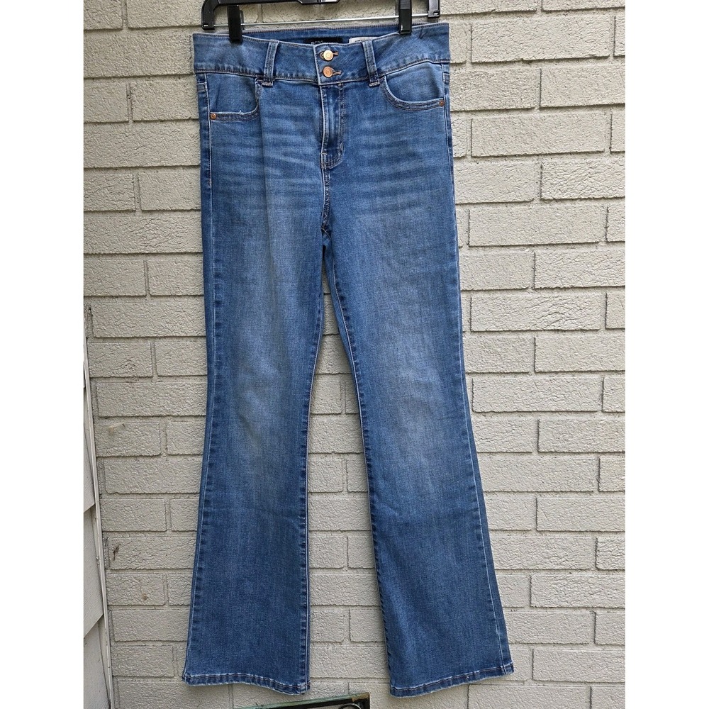 BCBG Generation Mid Rise Bootcut Jeans 9/29 Blue Stretch Denim Classic Y2K
